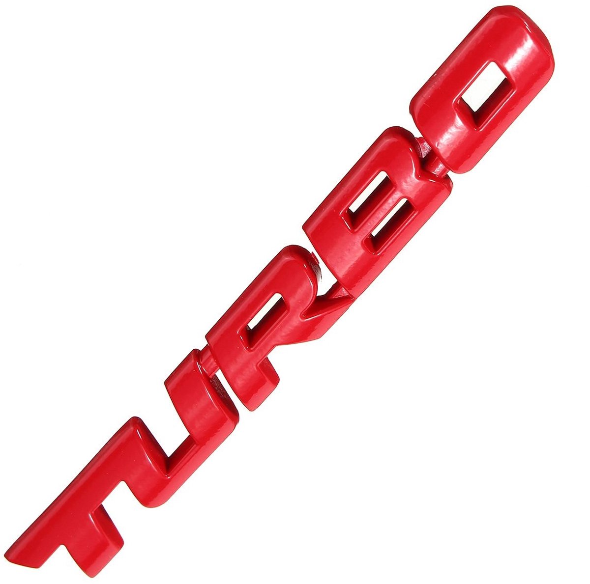 Dailygoods- Autosticker Rood - 3D Metalen Sticker - Belettering Auto - Afmeting 97x10x3mm - Professionele Installatie Aanbevolen - Duurzaam Materiaal - Autobelettering