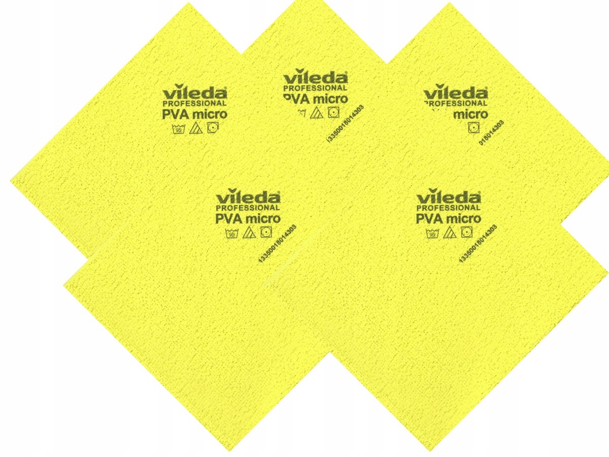 Vileda Professional PVA Micro voor streepvrije reiniging - Geel