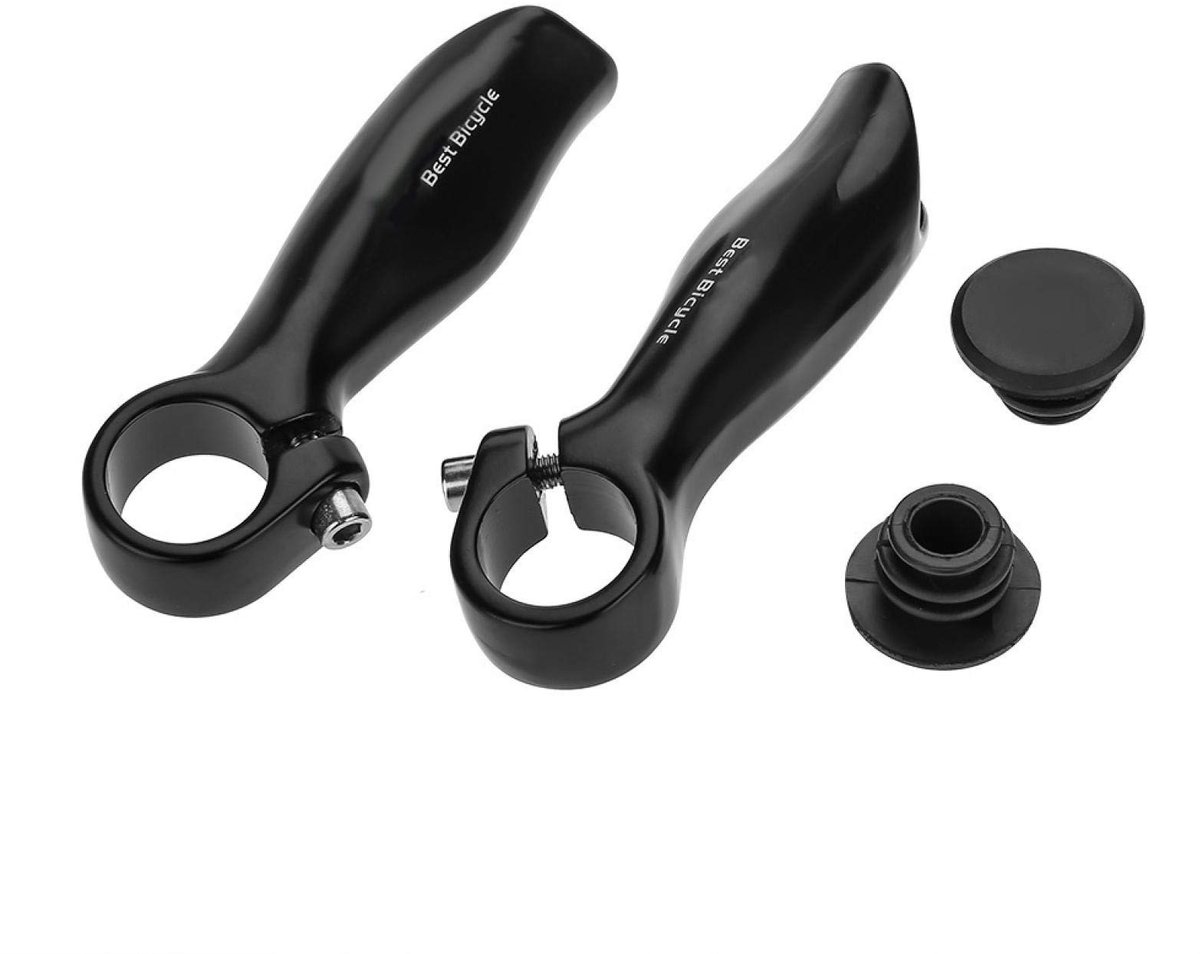 Dailygoods- Stuurstanggrepen Aluminiumlegering - Fietsstuurstanguiteinden - Handle Bar End Grip - Antivervorming - Eenvoudig te monteren - Hoge sterkte - Bar Ends