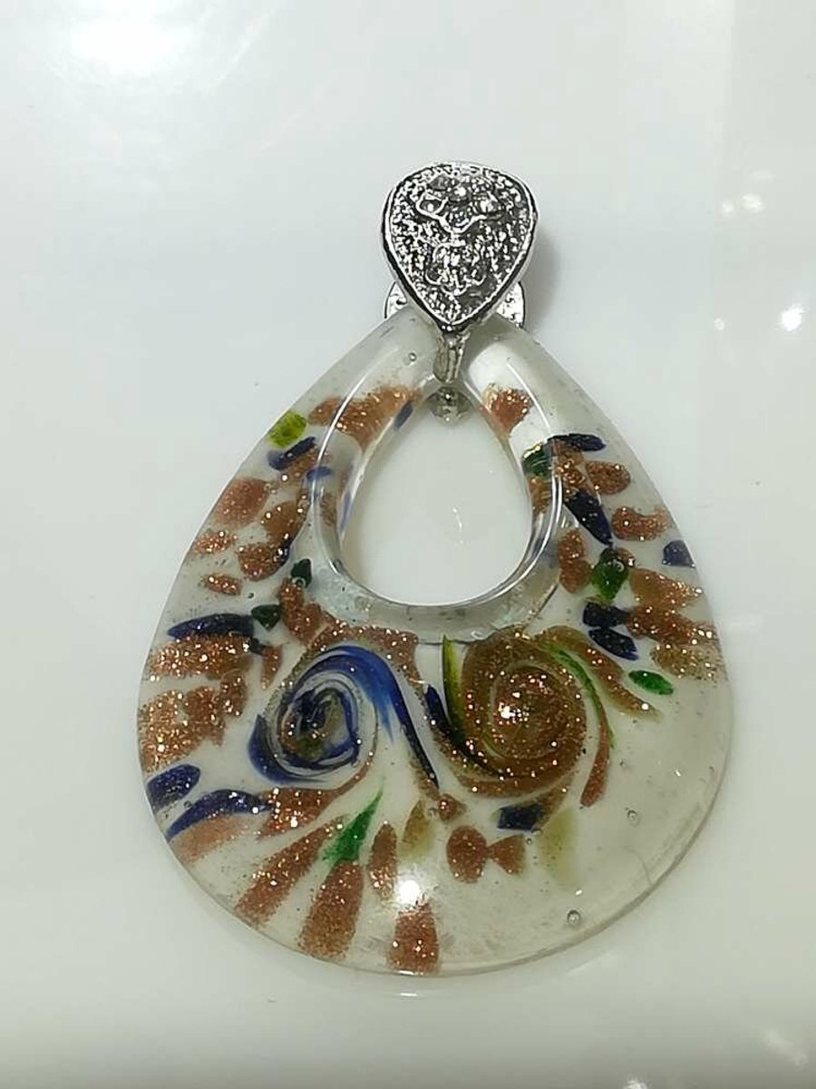 hanger - murano - wit - open - druppel