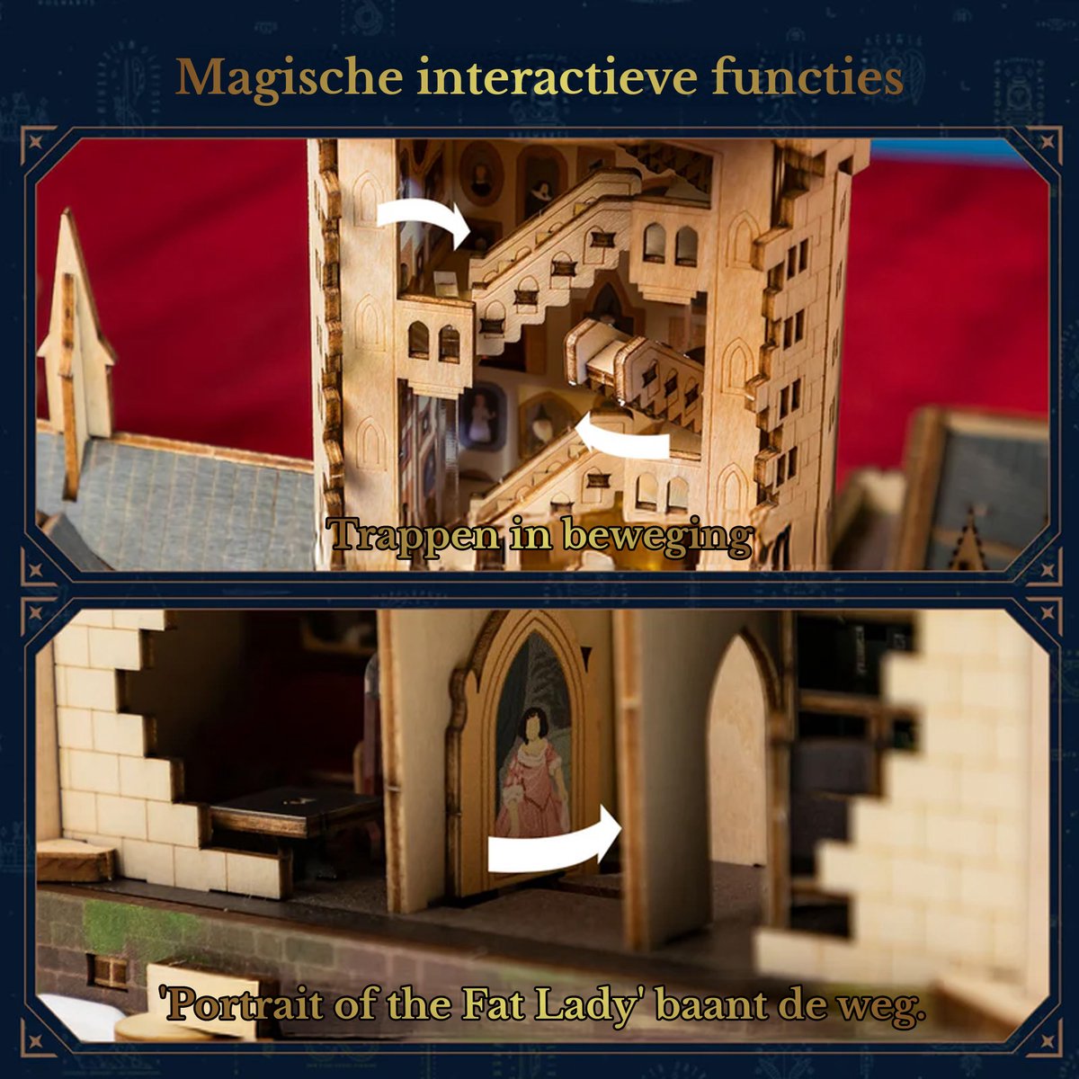 Harry Potter Hogwarts Astronomy Tower - Modelbouwpakket - Houten 3D Puzzel - Bouwpakket - Constructiespeelgoed - DIY Pakket Hout - Bouwset - Modelbouw voor Volwassenen en Kinderen - Miniatuur — afbeelding 4