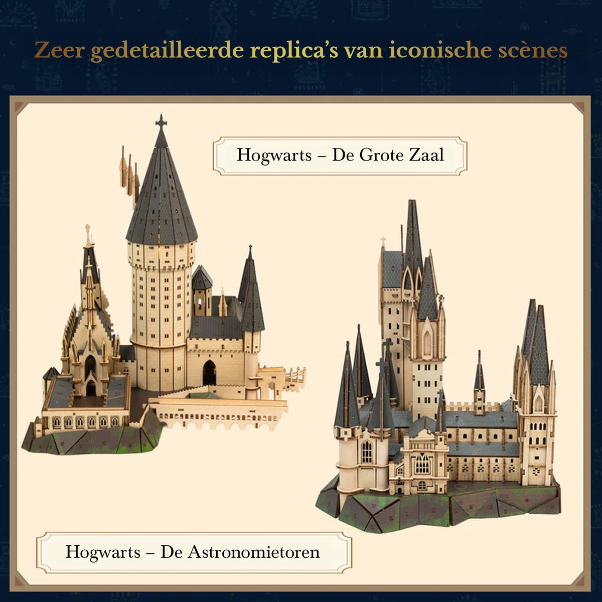 Harry Potter Hogwarts Astronomy Tower - Modelbouwpakket - Houten 3D Puzzel - Bouwpakket - Constructiespeelgoed - DIY Pakket Hout - Bouwset - Modelbouw voor Volwassenen en Kinderen - Miniatuur — afbeelding 11