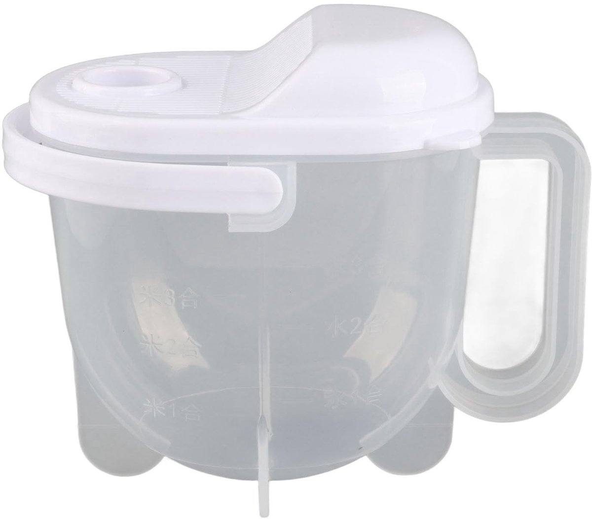 Dailygoods- Rijstwasser Fijne Zeef - Rijstwasmachine - Rijstvergietzeef - Handvat - Capaciteit 400 ml - Geschikt voor Granen - Rijstzeef