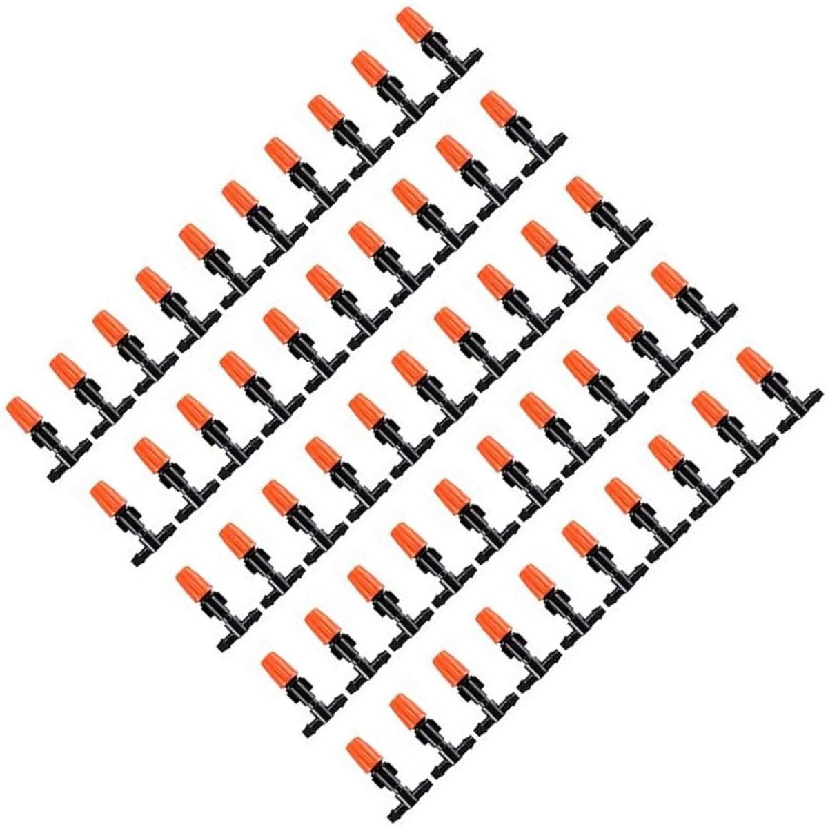 Vernevelingssproeiers - Buitenbevochtiging - Koeling en bewatering - Lagedruk systeem - 50 stuks - Messing