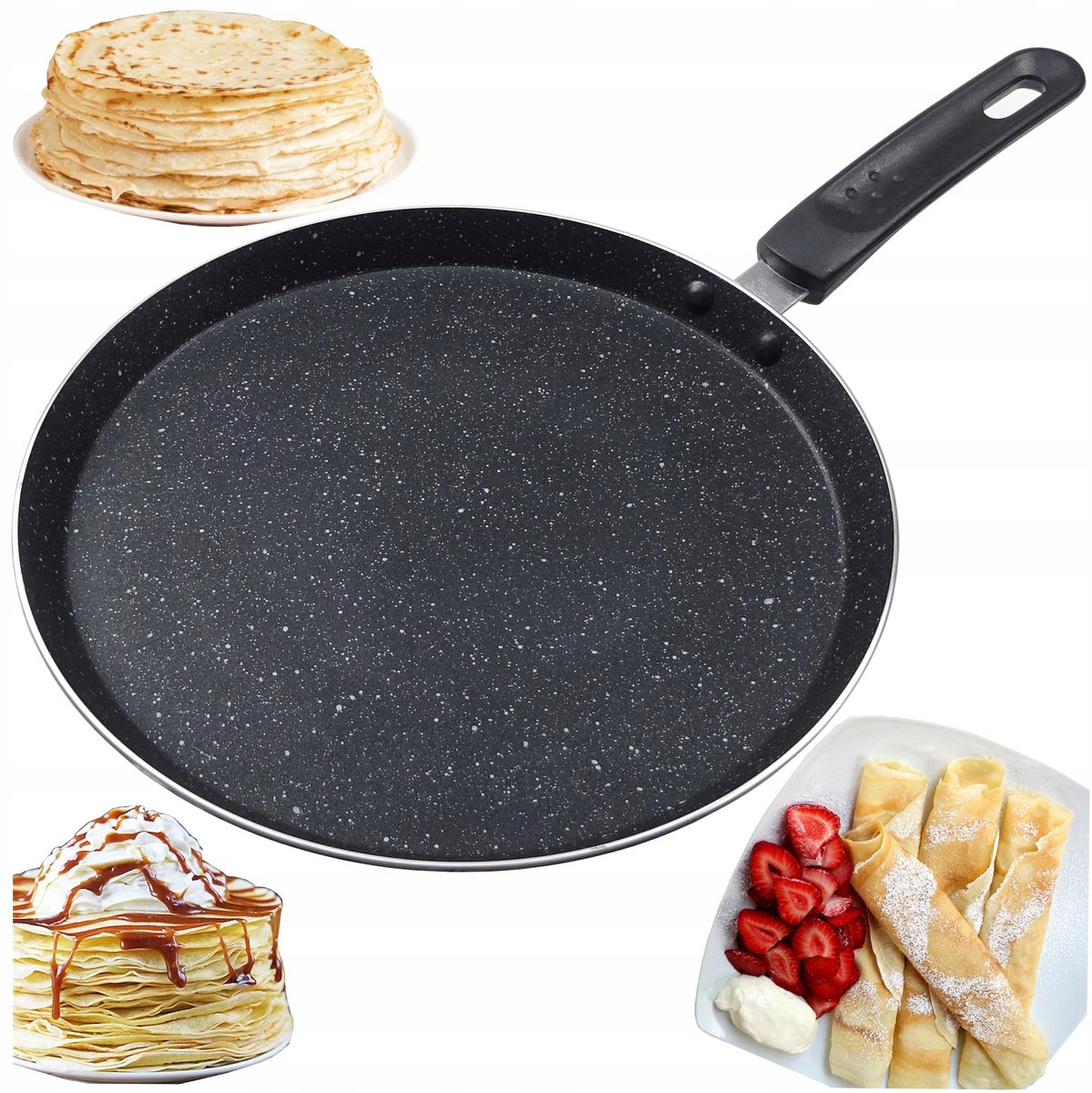 Marmite Pannenkoekenpan 28cm - Geschikt voor Inductie & Gas
