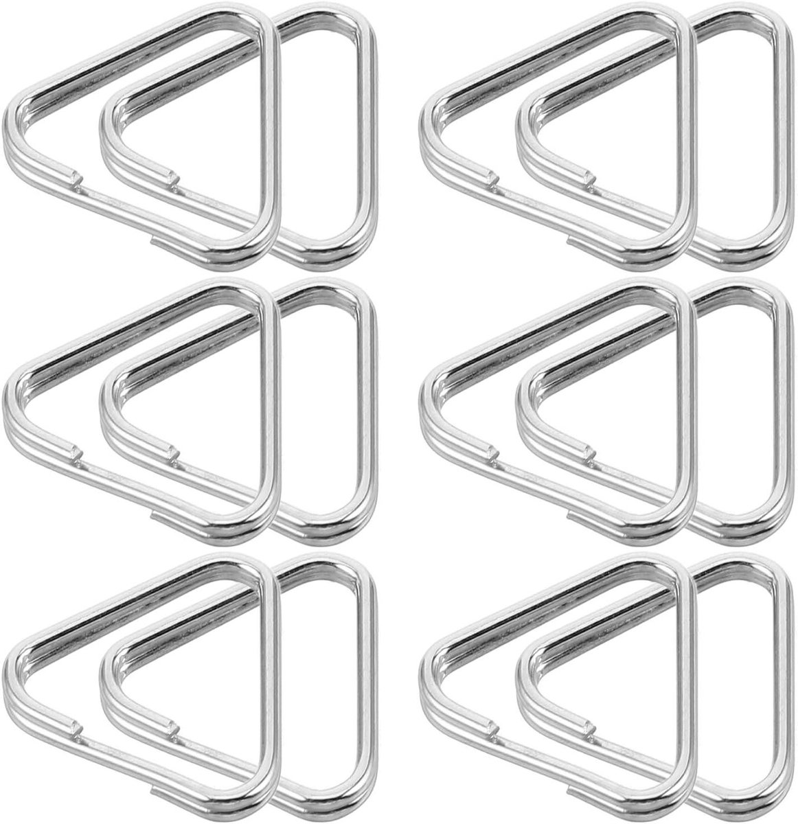 Camera Riem Clips - Driehoekige Lus - Veilige Bevestiging - Eenvoudig Te Installeren - 30 Stuks - Zilver
