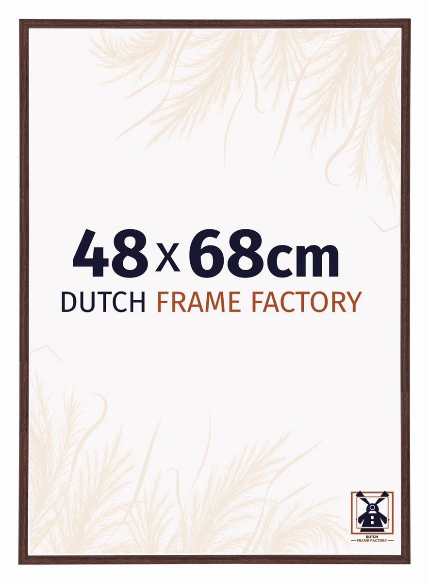 Dutch Frame Factory Fotolijst 48x68 cm - Kunststof - Bruin - Angers