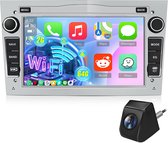 Autoradio - Geschikt Voor Opel Astra H Corsa C/D Meriva Zafira B - 2GB + 64GB - Draadloos Apple Carplay & Android Auto - 7-inch Touchscreen - GPS-Navigatie - Bluetooth & Wifi - Achteruitrijcamera