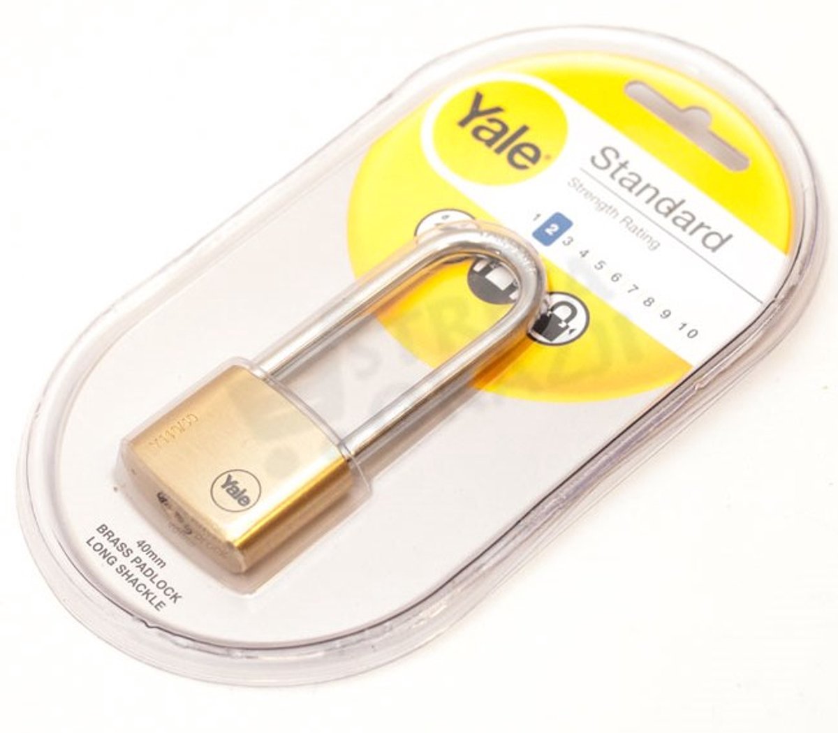 Yale Verlengde Messing Hangslot 40mm