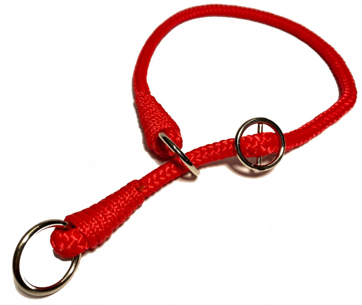 Verstelbare Hondenlijn 230cm/6mm Rode PP-kabel met 2 karabijnhaken