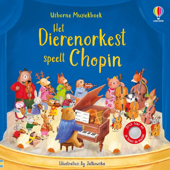 Muziekboek 1 - Het Dierenorkest speelt Chopin - cover