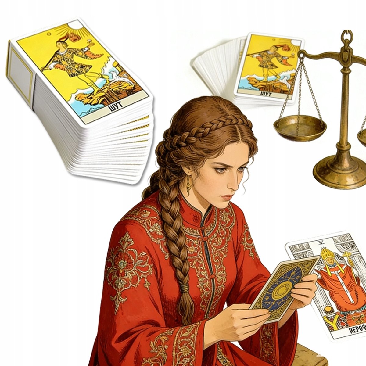 Russische Tarot Kaartspel - 78 Kaarten