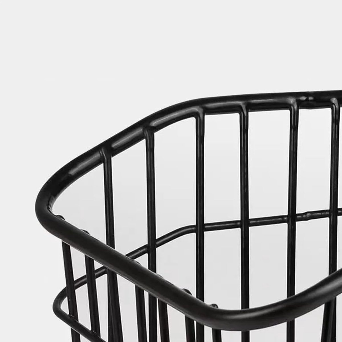 Fietsmand Afneembaar - Stuur Fietstas - Boodschappen Vervoeren - Gereedschapsloze Installatie - 34 cm Breed - Zwart