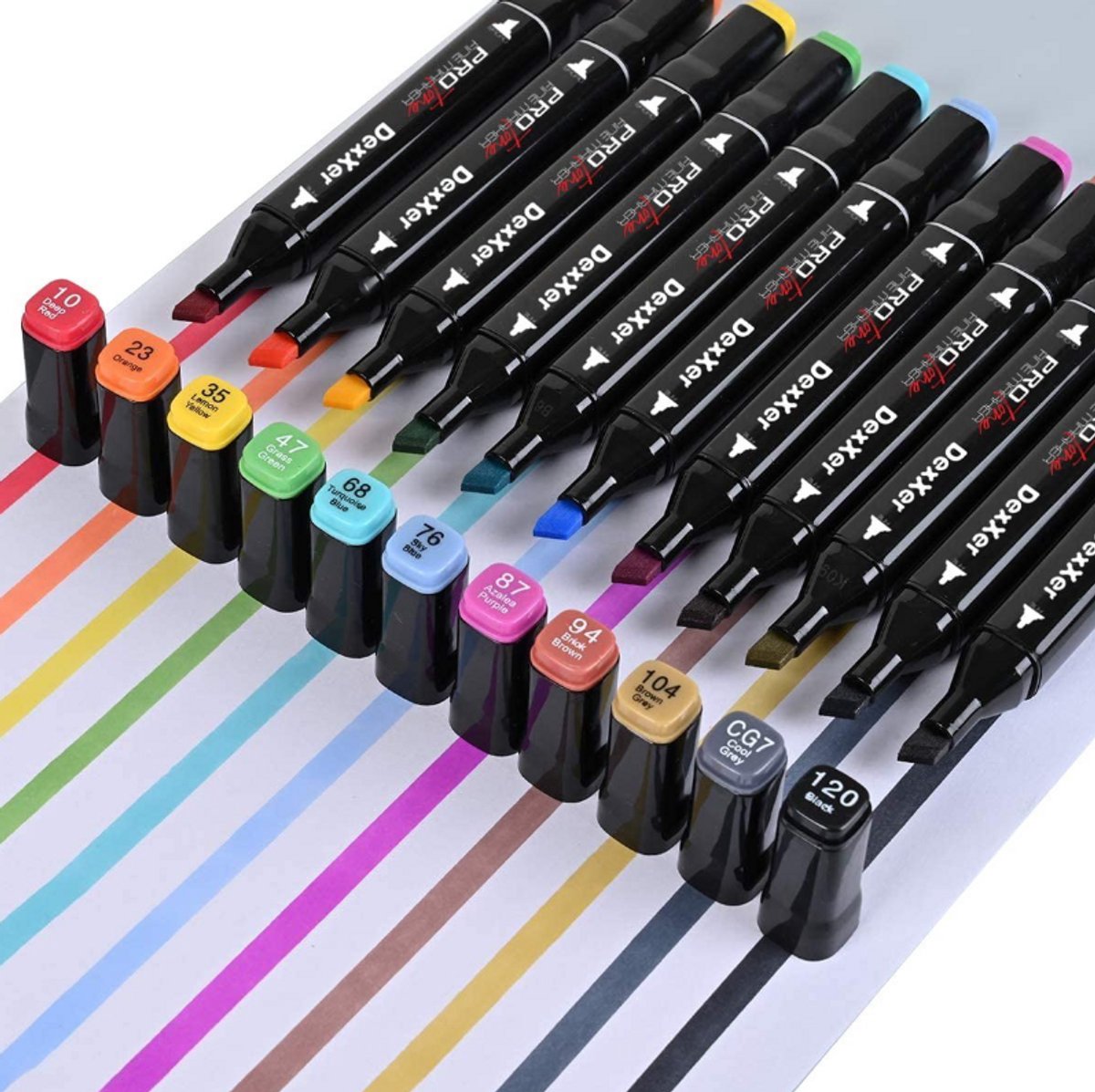 Stiften - Twinmarkers 80 stuks van Malatec — cadeau in Hobby - foto 6
