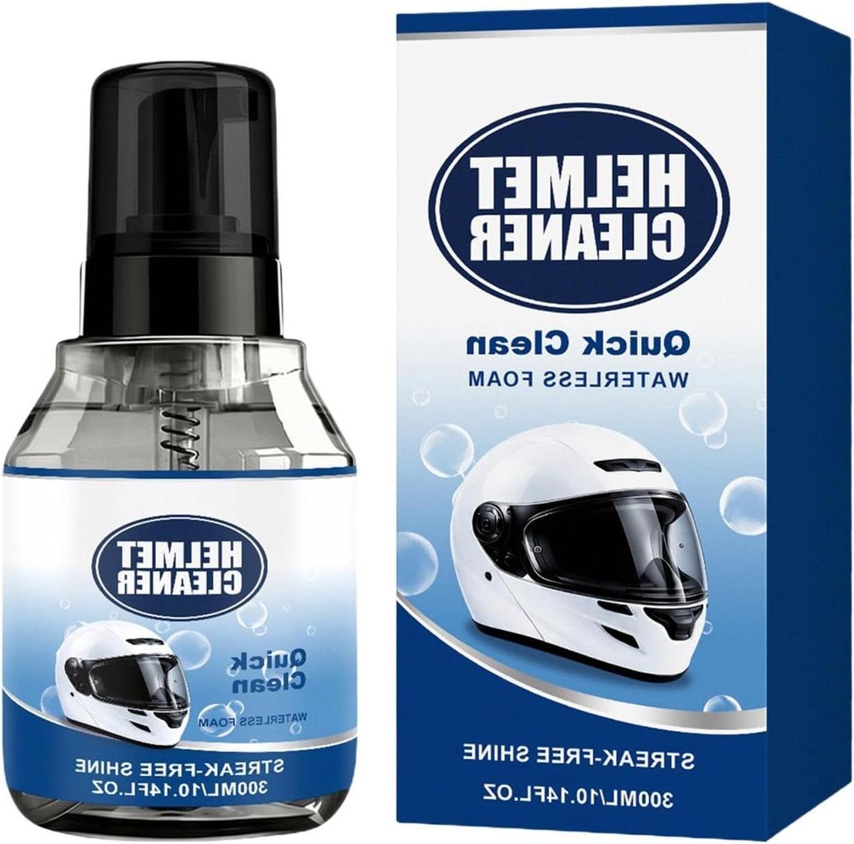 Helmspray Schuim - Helm Reiniger - Helm Fris Houden - Mild Snelwerkend - 300ml - Niet gespecificeerd