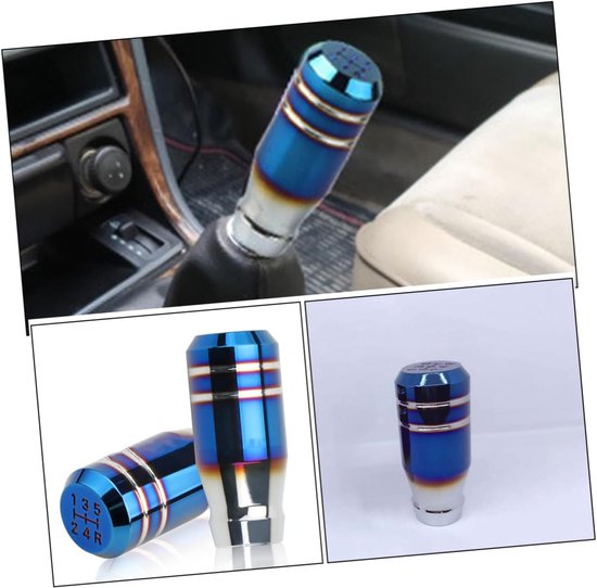 Pookknop Auto - Versnellingspook - Handgeschakeld Rijden - Aluminium Legering - 9x6x3cm - Zilverkleurig — afbeelding 5