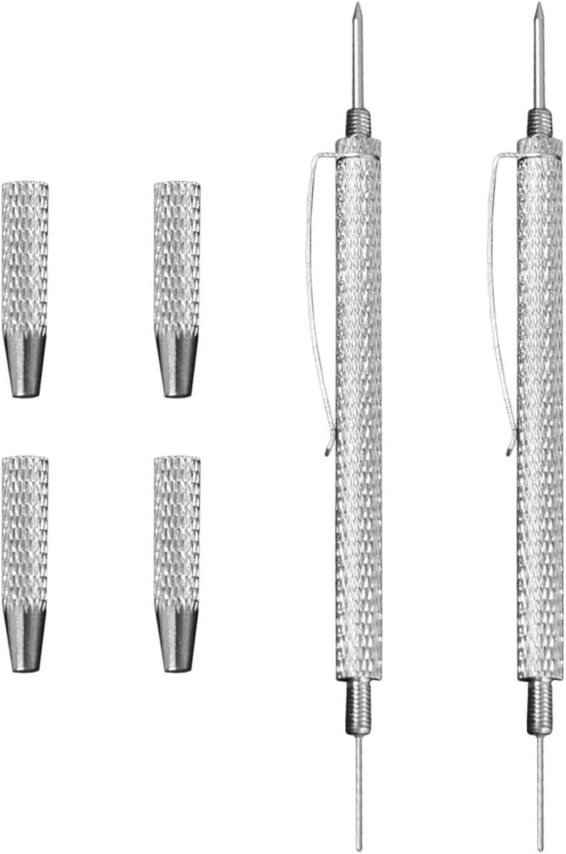 Wisser Mondstuk Versteller - Reinigingsgereedschap - Ruitonderhoud - Metalen Constructie - 2 Stuks - Zilver