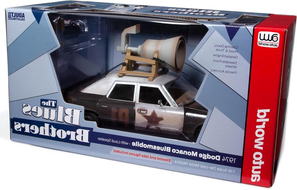 Modelauto - Verzamelaarsobject - Hobby Collectie - Gedetailleerd Diecast - 1:18 Schaal - Zwart Wit