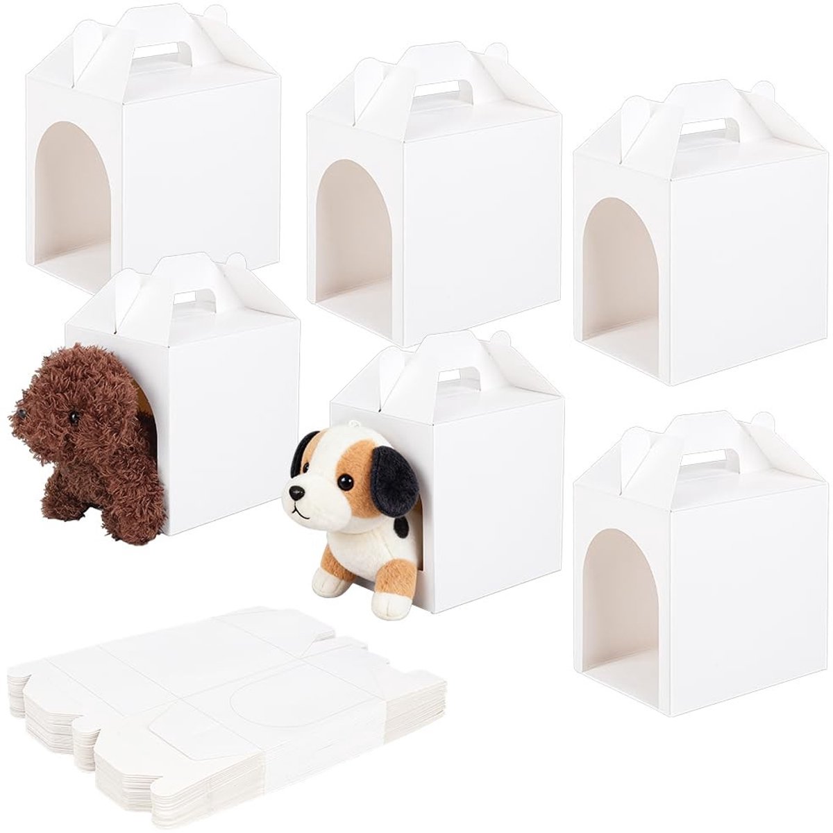 SMOAKEZ- Geschenkdoosjes 40 stuks - Geschenkdoosjes Karton - Cadeaudozen met Deksel - Bulkverpakking - 12 x 10 x 16 cm - Perfect voor Feestartikelen