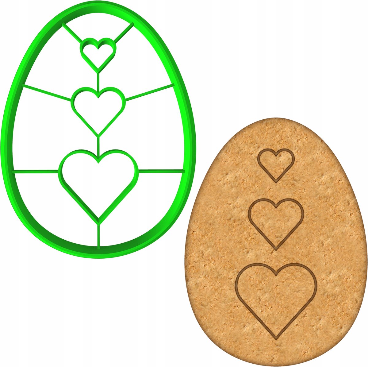 Paas Koekjesvorm - Ei Vorm - 8cm - Cookie Master