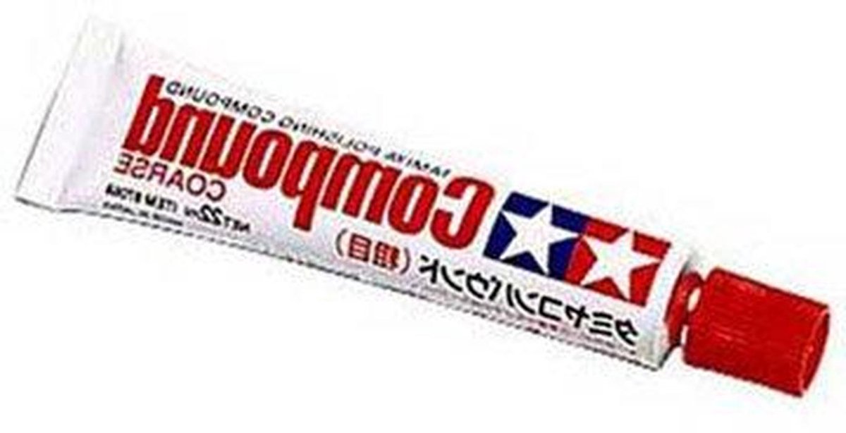 Model Pasta - Fijne Polijst - Modelbouw Afwerking - Coarse Schuurtype - 22 ml - Wit