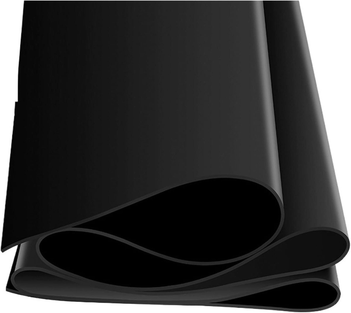Rubberen Plaat - Afichtingsmateriaal - Industriële Toepassingen - Olie Waterdicht - 50 x 100 cm - Zwart