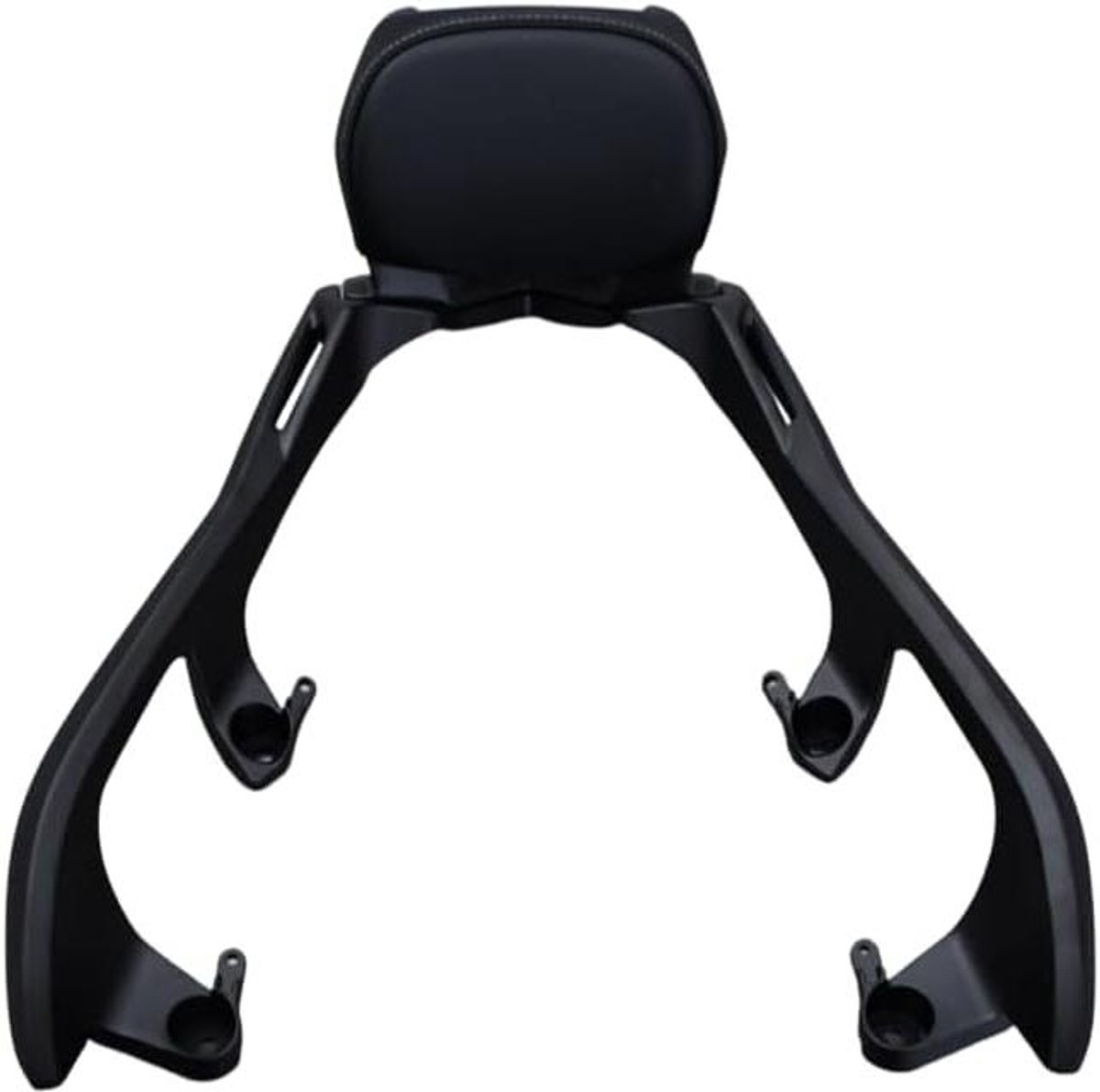 Passagiers Rugleuning - Sissy Bar - Comfortabel Rijden - Gepoedercoat Aluminium - Specifiek Model - Zwart