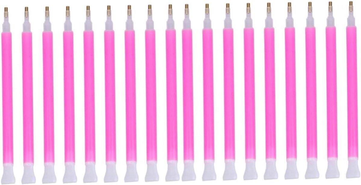 Kralen Schildergereedschap - Borduurpen Accessoire - Diamant Schilderen - Multifunctioneel Gereedschap - 2 Sets - Roze