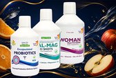 Biotica+CalciumMagnesium+Woman multivitamine is een unieke mix van vitaminen en mineralen. Al deze ingrediënten en nutriënten zorgen voor een verbetering van energie en uithoudingsvermogen. Deze blend valt onder de Multivitaminen
