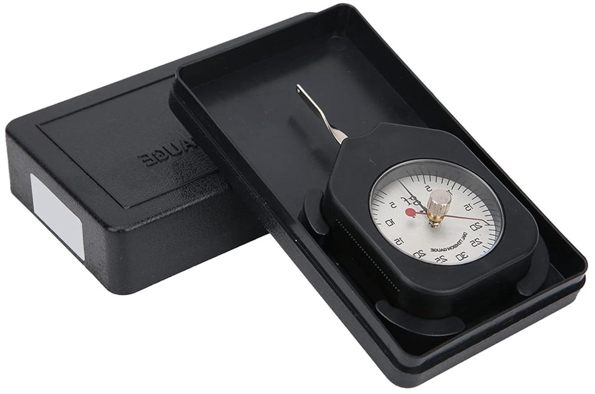 Spanningsmeter - Meetinstrument - Druk Testen - Dubbele Naald - 30 Gram - Grijszwart