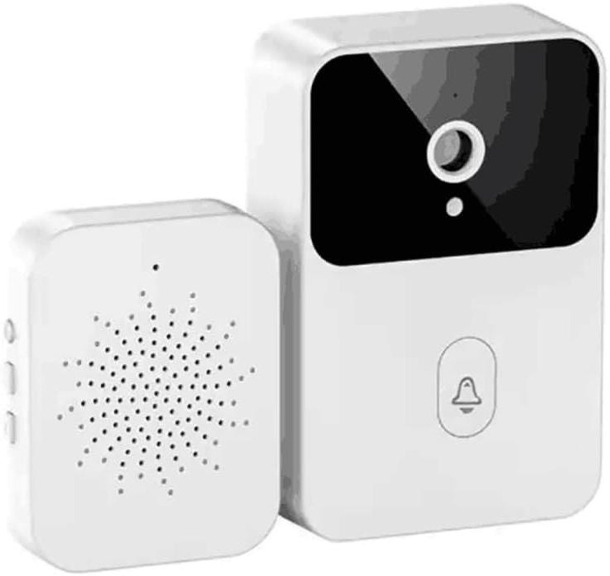 Video Deurbel - Slimme Camera - Veiligheid Thuis - Tweeweg Intercom - VGA Resolutie - Wit en Zwart