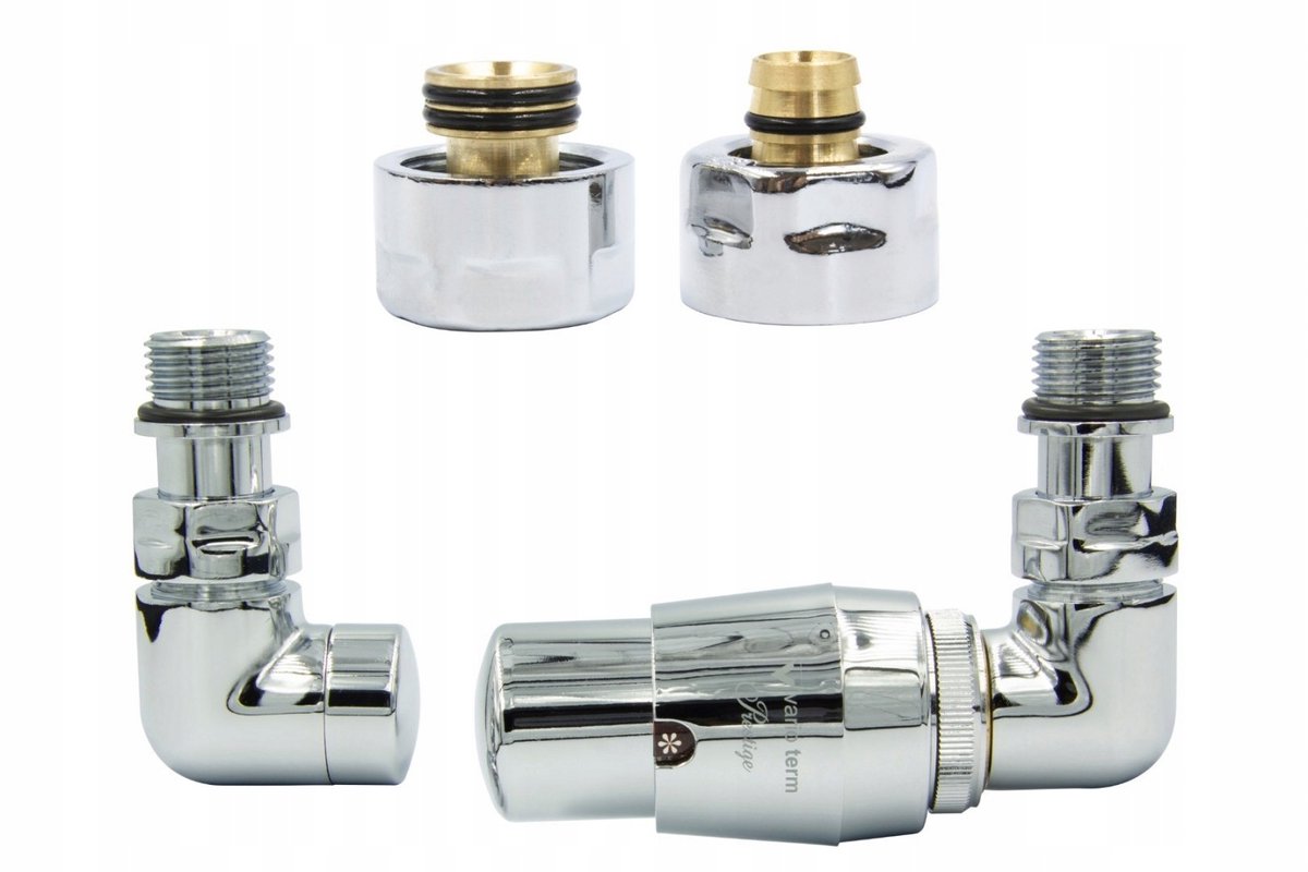 Vario-Term Vision Thermostatische Klep Chrom Rechts Pex 16mm