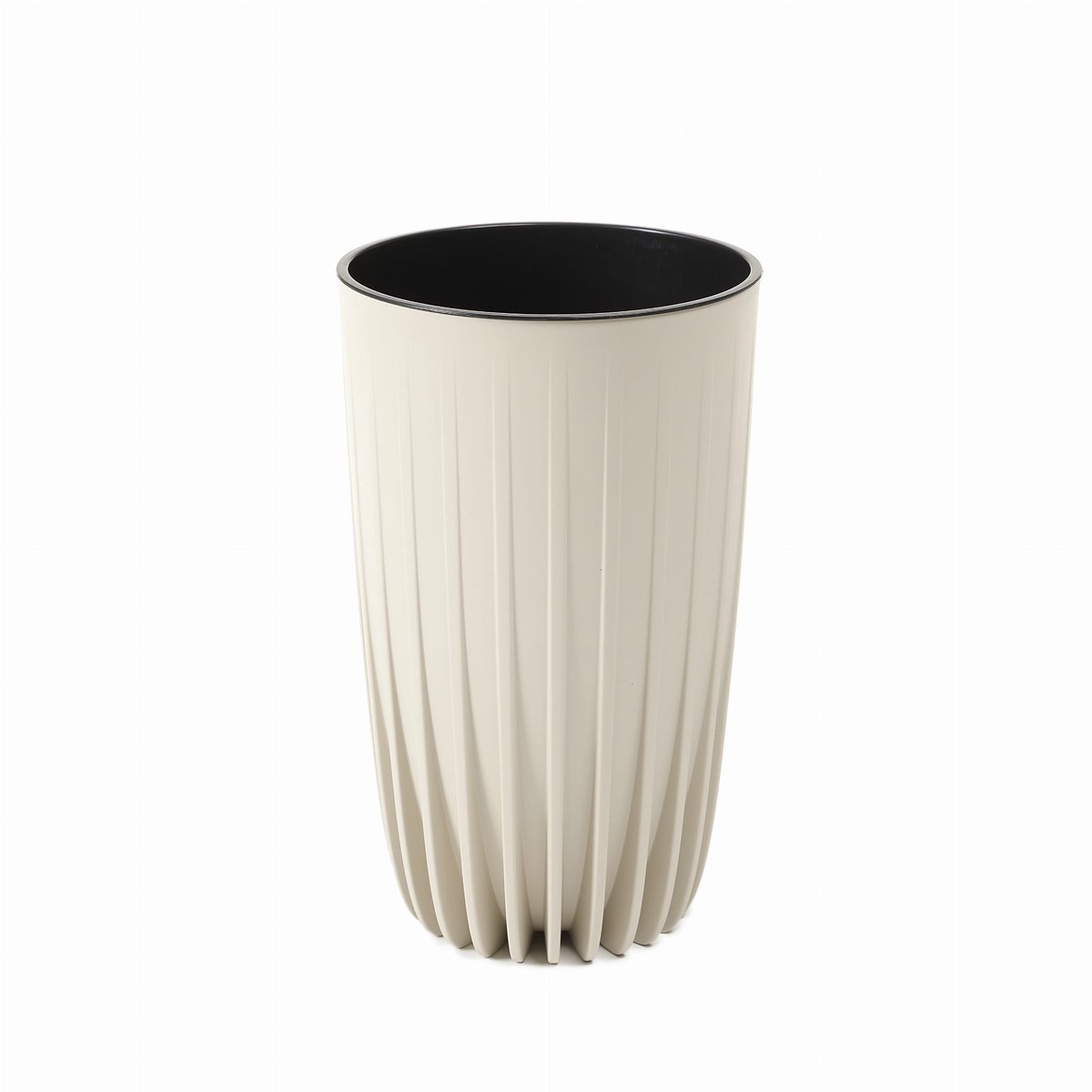Lamela MIRA ECO Leren Pot - 51,5cm Hoog, 30cm Diameter - Crème