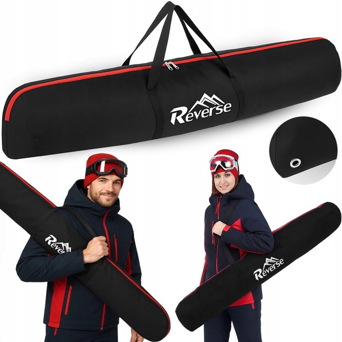REVERSE Ski Tas - Praktische en Duurzame Skitas 160cm