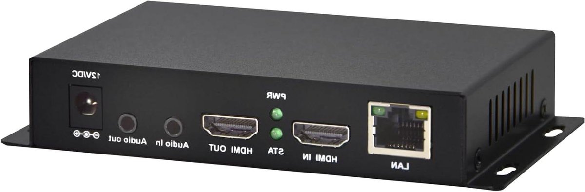 Mini Video Encoder - HDMI Encoder Livestream - Live Streaming Maken - Ultra Mini Formaat - 125x72x25mm - Zwart