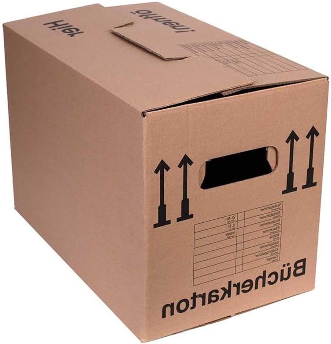 Verhuisdozen - Archiefdozen Aktedozen - Zware Spullen Verhuizen - Dubbele Golfkwaliteit - 50 x 30 x 35 cm - Bruin