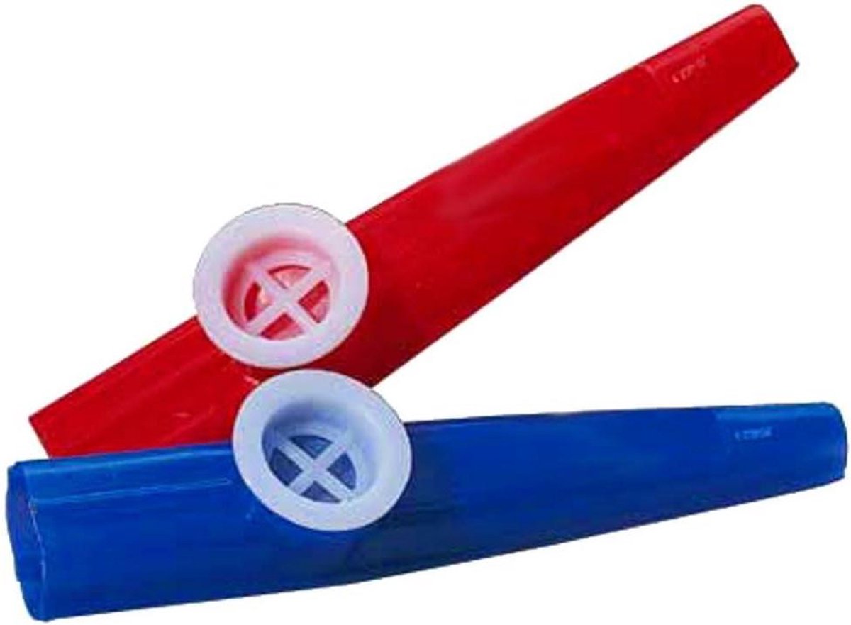 Kleurrijke Kazoo - Plastic Blaasinstrument - Muziek Maken - Verschillende Kleuren - 49 cm - Felle Kleuren