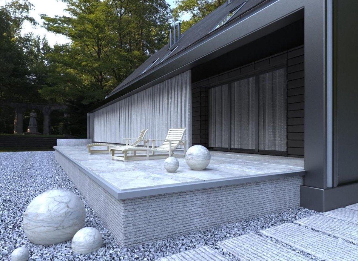 Dakrandprofiel Aluminium - Balkonprofiel Terrasafwerking - Terrasranden Afwerken - Waterafvoer Hoekprofiel - 200cm - Grafiet