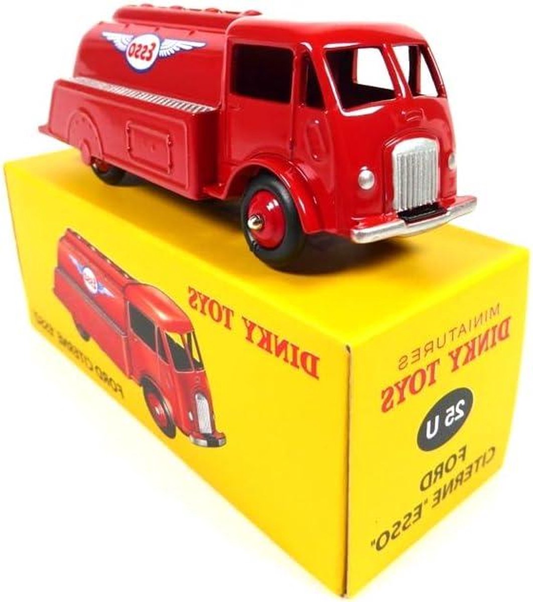 Model Tankwagen - Speelgoed Auto - Verzamelen Speelgoed - Replica Dinky Toys - Schaal 1:43 - rood
