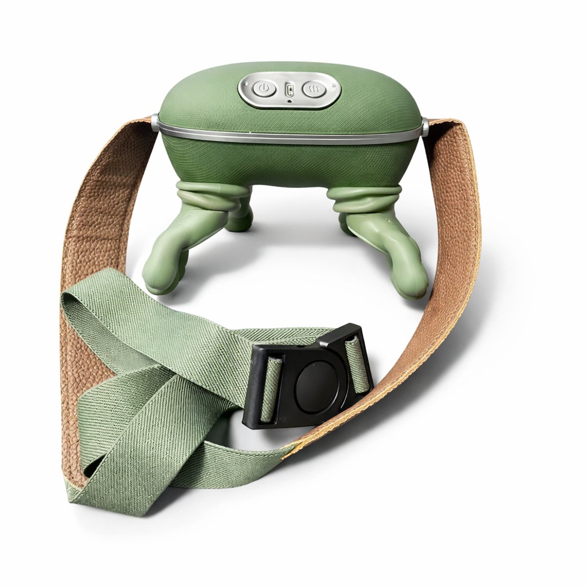 Draadloze Nek- en Schoudermassage Apparaat met Warmtefunctie – Diepe Kneedmassage, 3 Intensiteitsstanden, USB Oplaadbaar, Multifunctionele Trapezius Massager