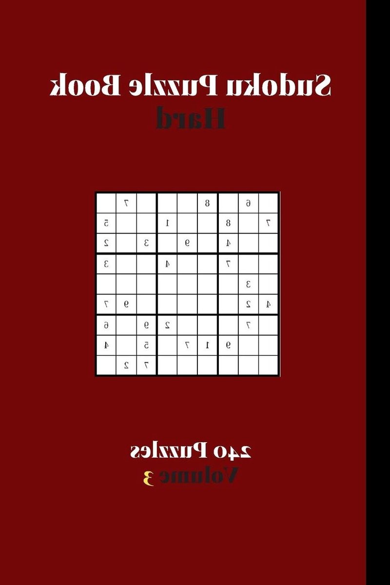 Sudoku Puzzelboek - Moeilijke Puzzels - Hersenen Trainen - 240 Puzzels - 6x9 inch - Mat Zwart