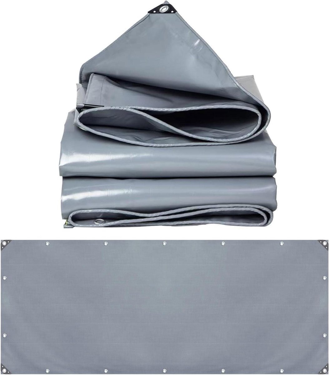Schaduwzeil - Beschermhoes Dekzeil - Veelzijdige bescherming - Scheurbestendig PVC - 1x13.5 m - Grijs