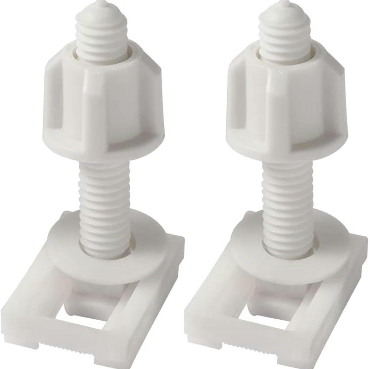 Toiletbril Schroeven - Scharnierbouten Deksel - Toiletbril Monteren - Universele Pasvorm - Set van 2 - Wit