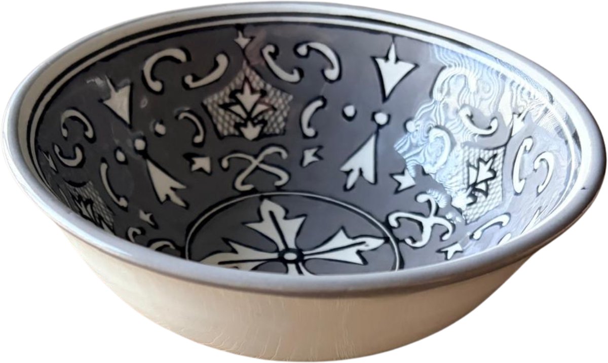 Saladier Ø 15,5 cm Nejma Gris - Handgemaakt | Dishes & Deco