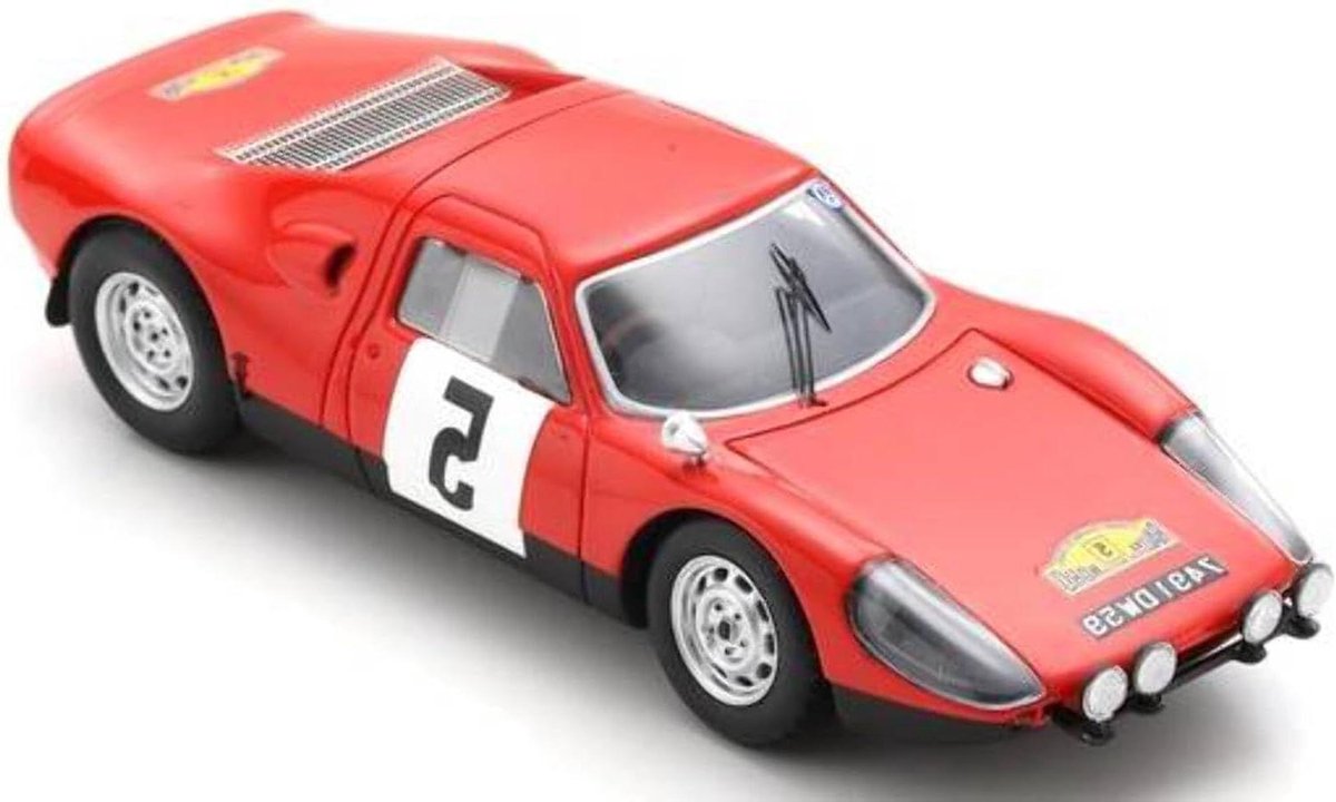 Verzamelaarsmodel Auto - Miniatuurauto Model - Hobby Display - Schaal 1:43 - 300 Gram - Rood