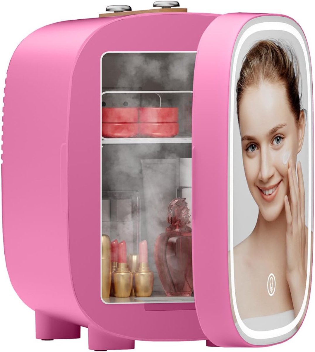 REN® Mini vriezer - Diepvries - 33L - [Energieklasse E] - Fuchsia - 26cm x 20cm x 29cm