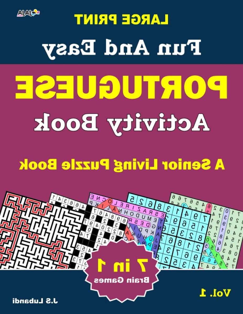Activiteitenboek Portugees - Puzzelboek Taal - Taal Leren - Grote Letters - 28 x 22 cm - Niet van toepassing