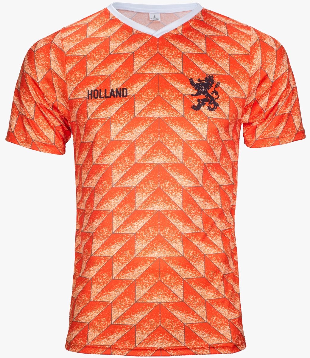 Voetbalshirt EK 1988 | Nederlands Elftal | EK 88 / WK Voetbal T-shirt | Oranje sportshirt | Koningsdag Holland Nederland shirt | maat S