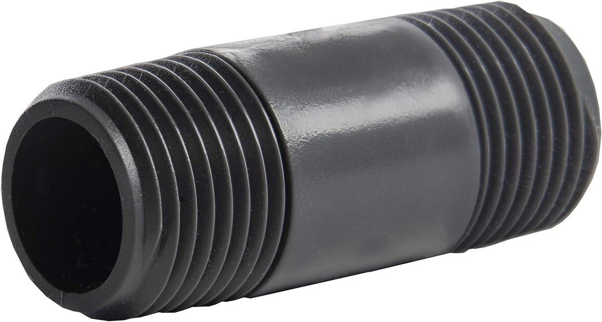 PVC Sprinkler Riser - Verhoger Sprinkler - Tuin Sproeien - Duurzame Constructie - 1/2 x 2 Inch - Zwart