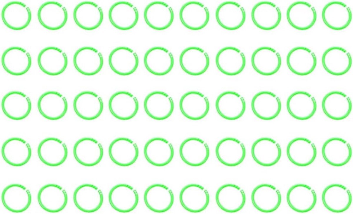 Verwijderbare Plastic Klemmen voor Loose Leaf Ring - 50 Stuks - Ideaal voor Kantoor, School en Thuisgebruik